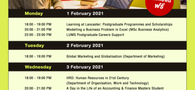 20210201 Lancaster University Pg Open Week 01